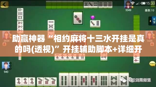 助赢神器“相约麻将十三水开挂是真的吗(透视)”开挂辅助脚本+详细开挂安装教程