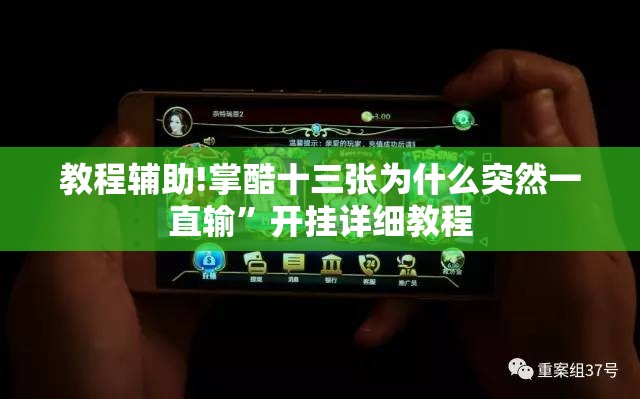 教程辅助!掌酷十三张为什么突然一直输”开挂详细教程