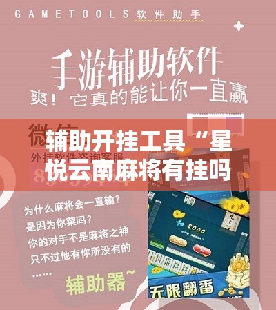 辅助开挂工具“星悦云南麻将有挂吗”详细分享装挂步骤