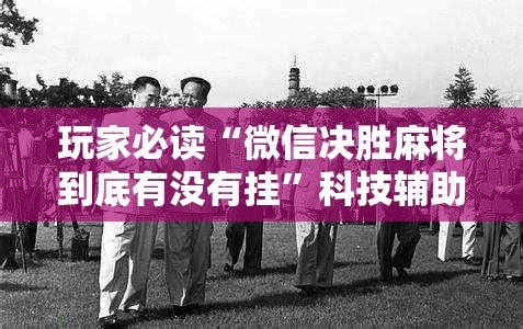 玩家必读“微信决胜麻将到底有没有挂”科技辅助神器手机版
