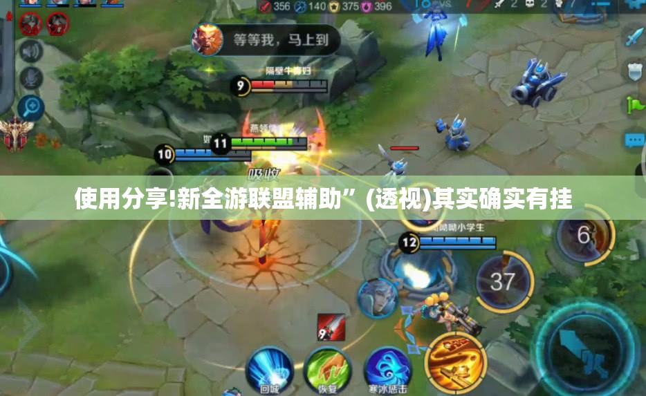 使用分享!新全游联盟辅助”(透视)其实确实有挂