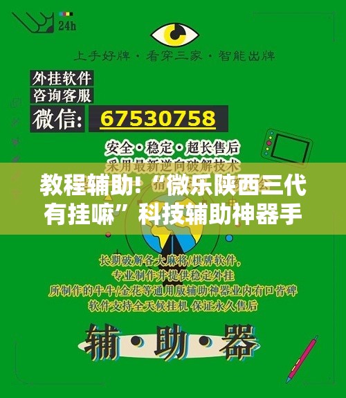 教程辅助!“微乐陕西三代有挂嘛”科技辅助神器手机版