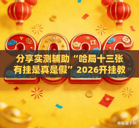 分享实测辅助“哈局十三张有挂是真是假”2026开挂教程步骤