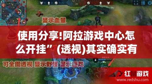 使用分享!阿拉游戏中心怎么开挂	”(透视)其实确实有挂
