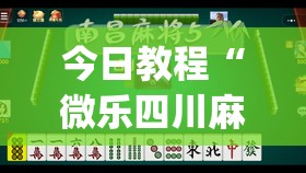 今日教程“微乐四川麻将有没有挂”开挂(透视)辅助教程