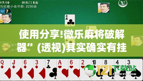 使用分享!微乐麻将破解器”(透视)其实确实有挂