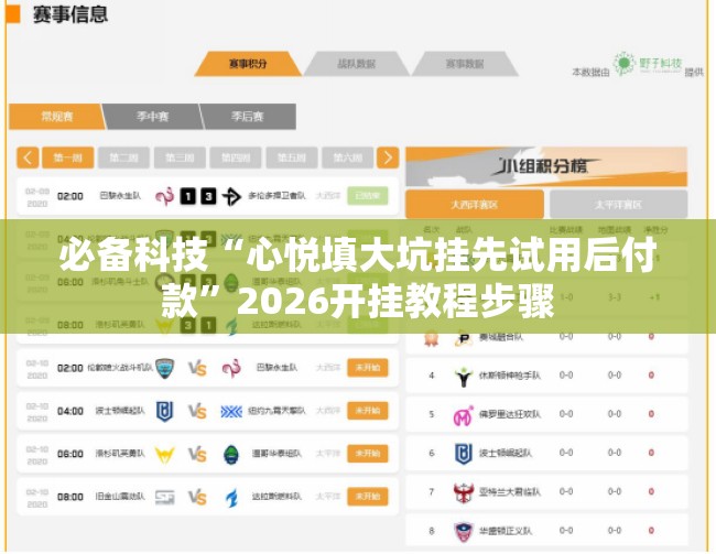必备科技“心悦填大坑挂先试用后付款”2026开挂教程步骤
