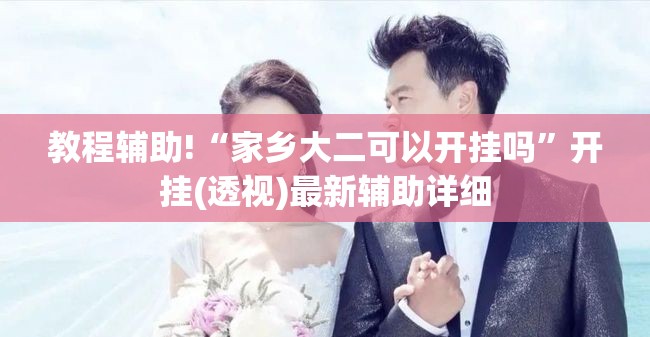 教程辅助!“家乡大二可以开挂吗”开挂(透视)最新辅助详细