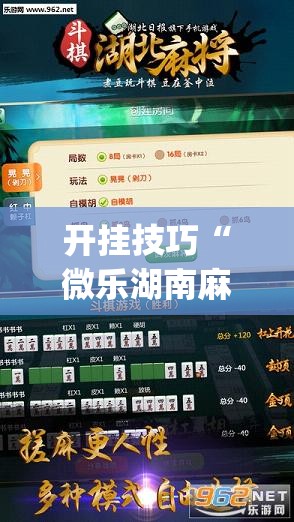 开挂技巧“微乐湖南麻将万能开挂器”开挂(透视)辅助教程