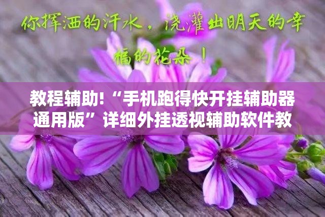 教程辅助!“手机跑得快开挂辅助器通用版	”详细外挂透视辅助软件教程