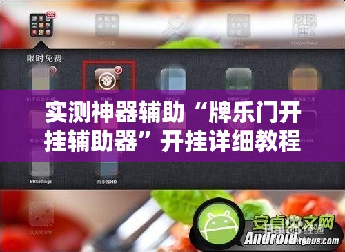 实测神器辅助“牌乐门开挂辅助器”开挂详细教程