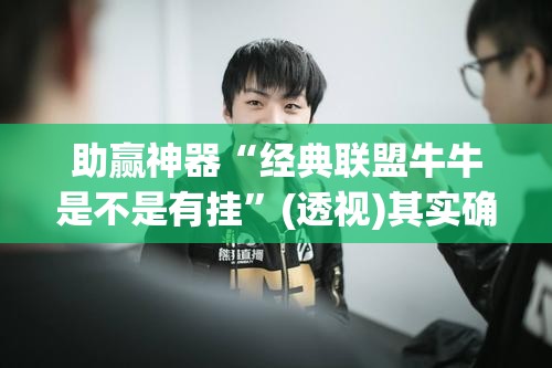 助赢神器“经典联盟牛牛是不是有挂”(透视)其实确实有挂