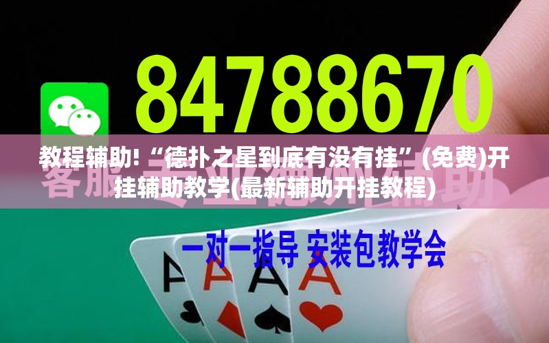 教程辅助!“德扑之星到底有没有挂”(免费)开挂辅助教学(最新辅助开挂教程)