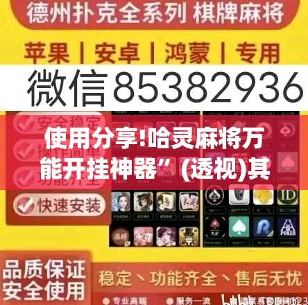 使用分享!哈灵麻将万能开挂神器”(透视)其实确实有挂