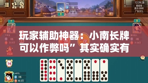 玩家辅助神器：小南长牌可以作弊吗”其实确实有挂