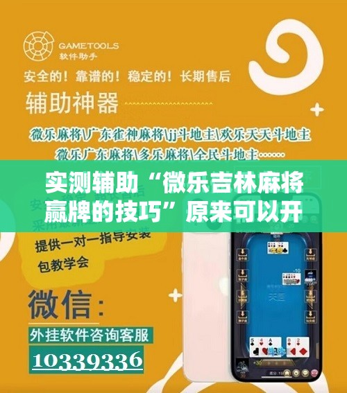 实测辅助“微乐吉林麻将赢牌的技巧”原来可以开挂