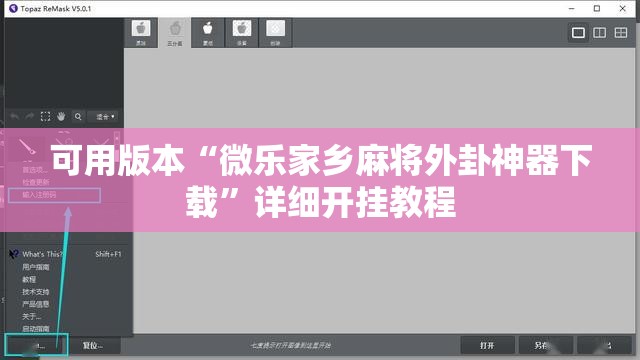 可用版本“微乐家乡麻将外卦神器下载”详细开挂教程