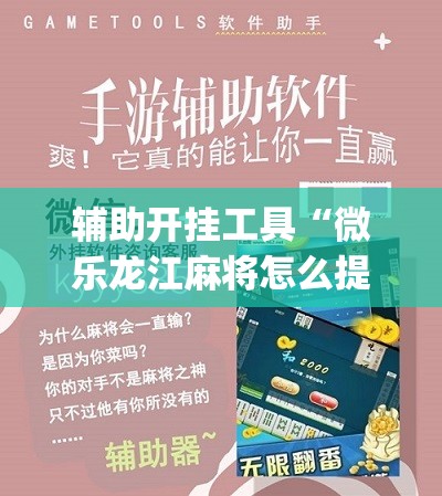 辅助开挂工具“微乐龙江麻将怎么提高胜率”(辅助神器)开挂详细教程