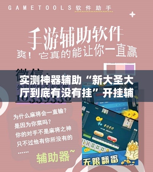 实测神器辅助“新大圣大厅到底有没有挂”开挂辅助脚本+详细开挂安装教程