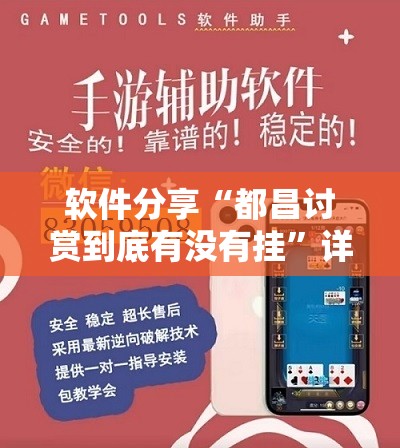 软件分享“都昌讨赏到底有没有挂”详细外挂透视辅助软件教程