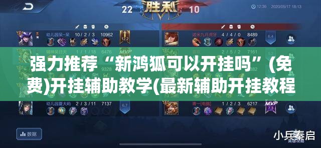 强力推荐“新鸿狐可以开挂吗”(免费)开挂辅助教学(最新辅助开挂教程)