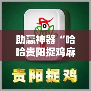 助赢神器“哈哈贵阳捉鸡麻将开挂怎么开”2026开挂教程步骤