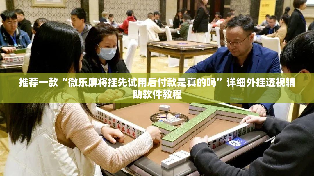 推荐一款“微乐麻将挂先试用后付款是真的吗”详细外挂透视辅助软件教程