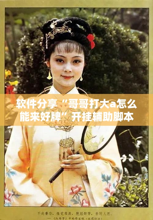 软件分享“哥哥打大a怎么能来好牌”开挂辅助脚本+详细开挂安装教程