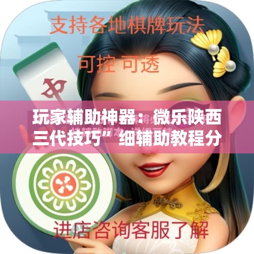 玩家辅助神器：微乐陕西三代技巧”细辅助教程分享