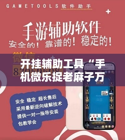 开挂辅助工具“手机微乐捉老麻子万能开挂神器”详细分享装挂步骤