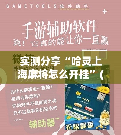 实测分享“哈灵上海麻将怎么开挂”(辅助神器)开挂详细教程