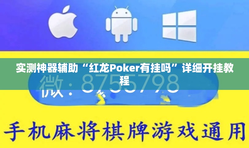 实测神器辅助“红龙Poker有挂吗”详细开挂教程