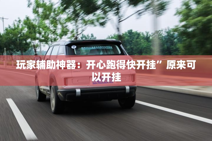 玩家辅助神器：开心跑得快开挂	”原来可以开挂