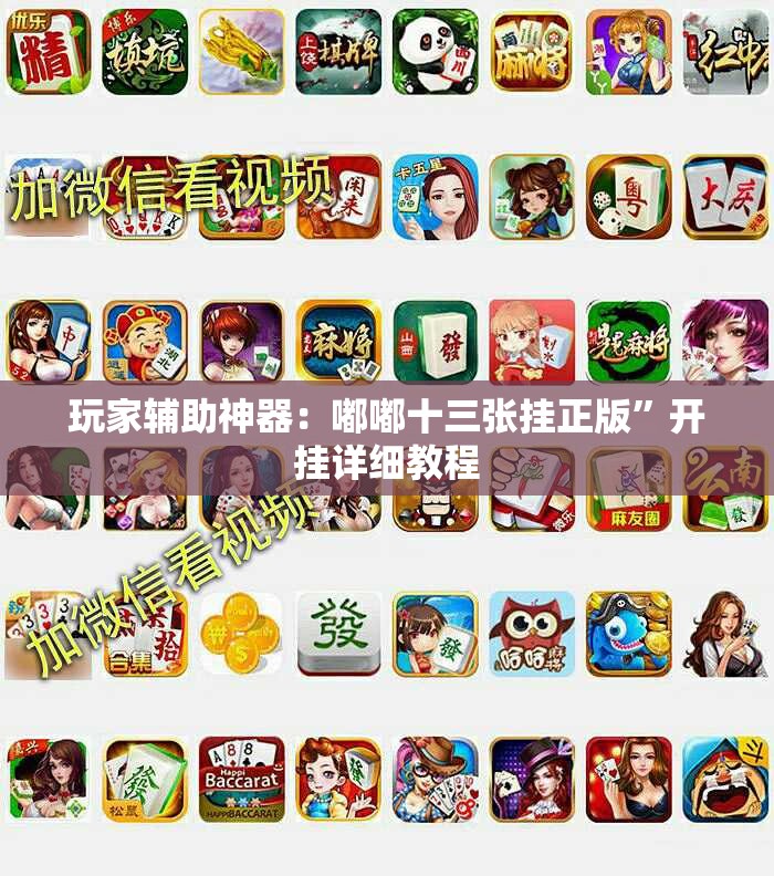 玩家辅助神器：嘟嘟十三张挂正版	”开挂详细教程